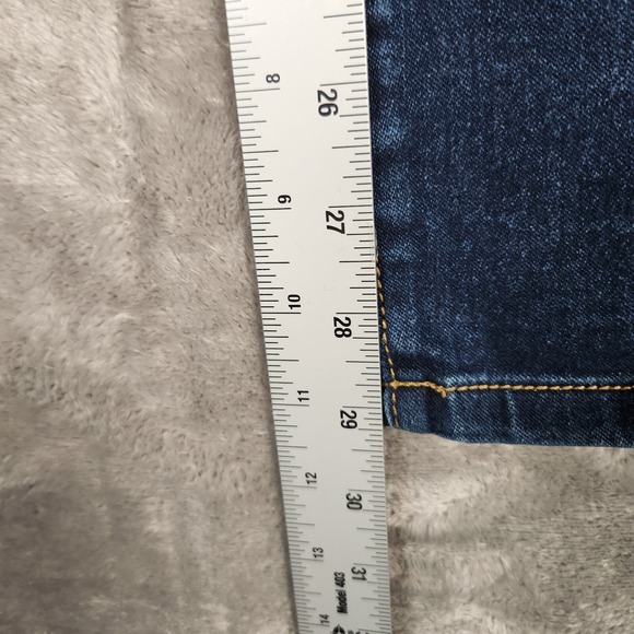 Michael Kors Jeans Women's 4 28X29 Izzy Skinny Mid Rise Ankle Blue - Picture 4 of 16